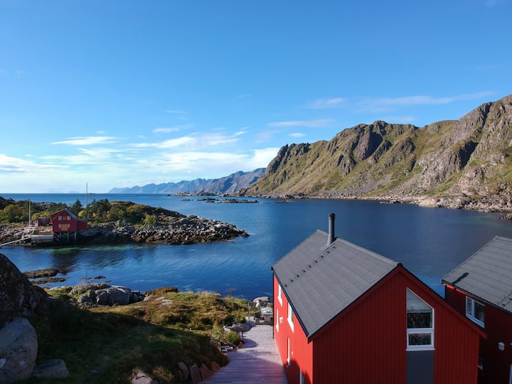 Cabin in Lofoten with spectacular view