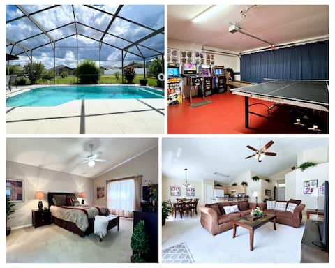 No Rear Neighbors | Pool | Game Room | Disney 335