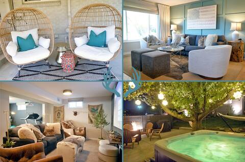 The Daphne l Theatre*Gym *Hot Tub& Firepit