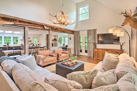 Pet Friendly, Fireplaces: Lake Lure Retreat