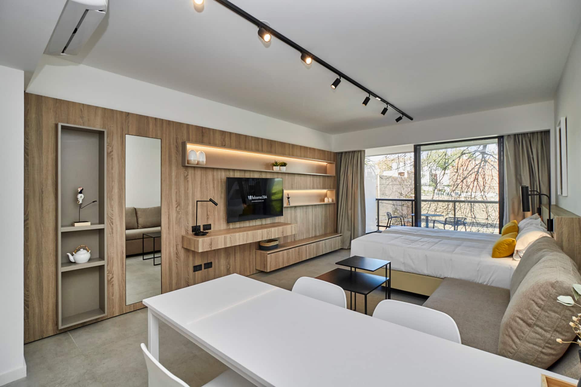 Kitnet em Palermo com Wi‑Fi, Netflix e acesso ao rooftop