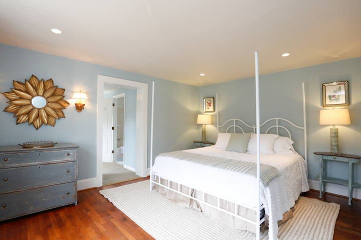 Master bedroom--main house