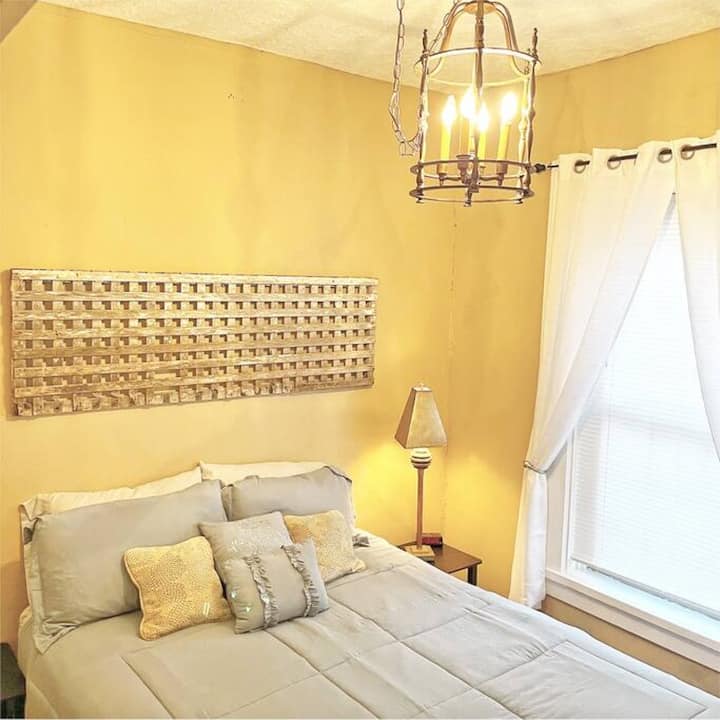 Bedroom 1 with queen bed.
