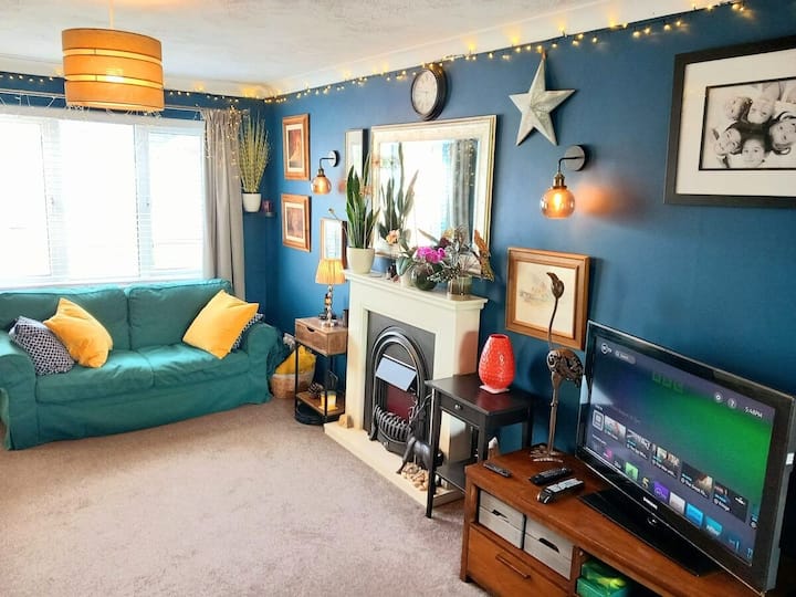 Maison-confort-sdb Privée Avec Douche-vue Sur La C - West Sussex