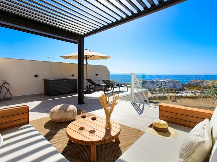 Marinsa Beach Ii Sea View/roof Terrace - Torrox
