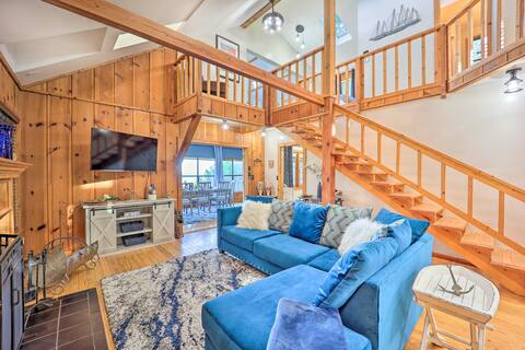 Lake-View Home w/ Deck + Gas Grill in Bernice!
