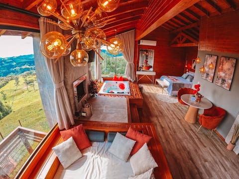 Top Airbnb: Mirante Chalet with hydro em Alfredo Wagner