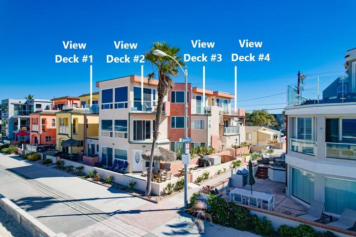 Penthouse Sky Suite * 55’ Ocean Front * 4 Decks gallery image 5