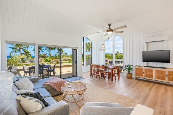 Beach/Oceanfront, AC! Pool, Gym, Steps to Beach!