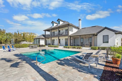 Waterfront Home w Patio, Heated Pool, Dock, Beach