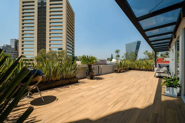 Deluxe 2-Bed Apartment in Polanco w/ Gym & Terrace gallery image 5