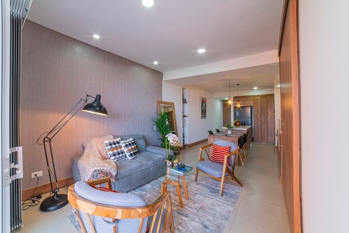 H307 • Beautiful 2-bed • Pool • A/c • Near Granada - Cali