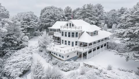 Luxe Coastal Estate | Tennis, Beach, Firepit, View
