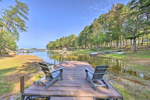 Lakefront Anderson Paradise: Dock, Fire Pit!