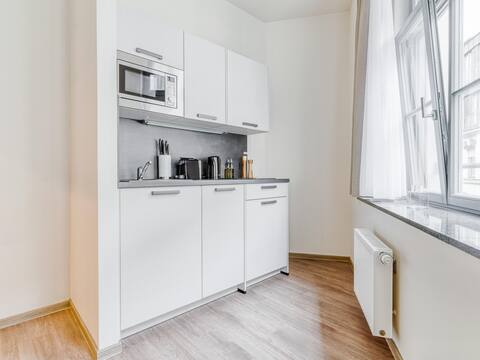 Leistungsstarkes Airbnb: Leipzig Oelßner's Hof | XXL Suite + sep. kitchen in Zentrum