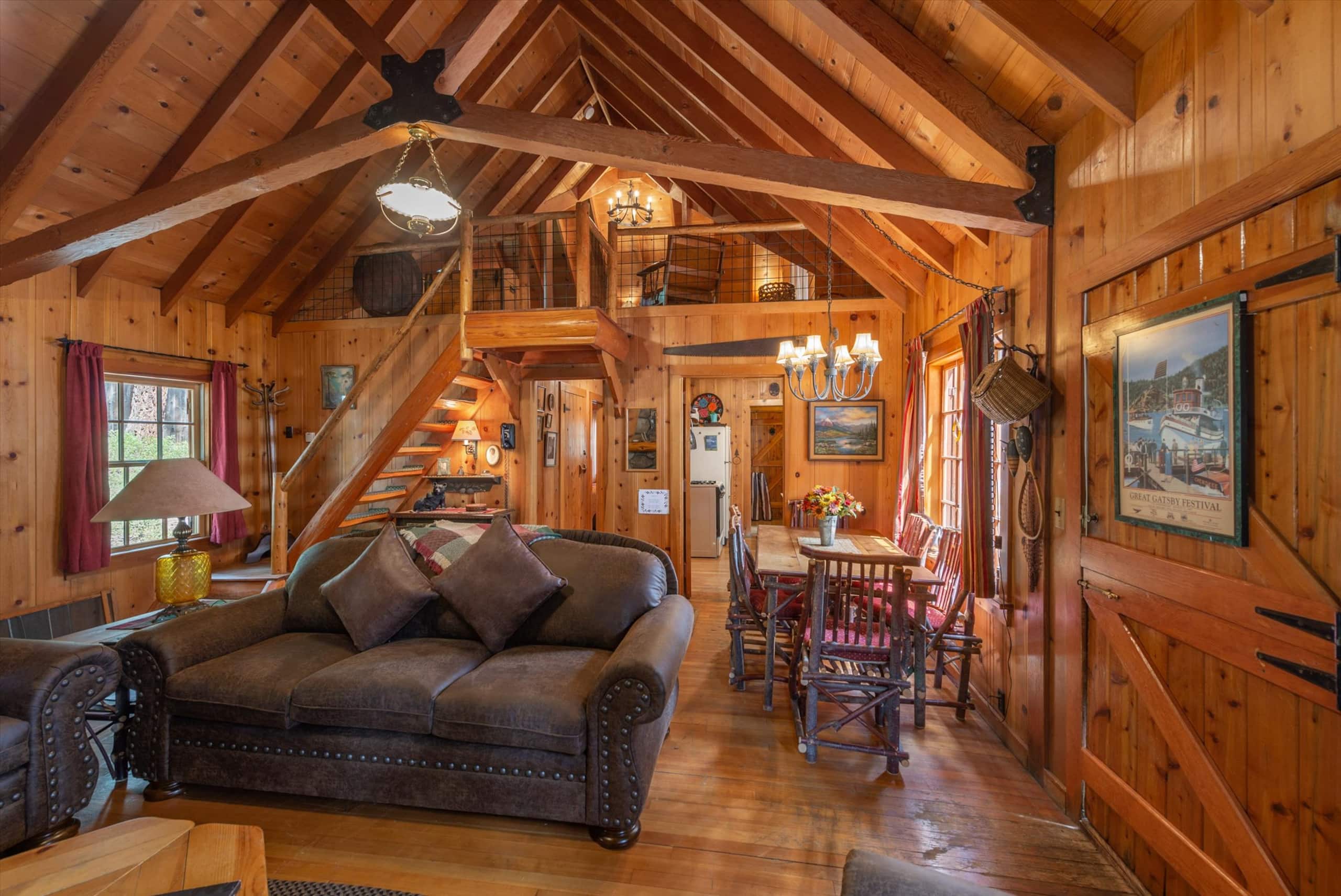 Classic Tahoe Log Cabin Near Lake + Hot Tub - Photo 9