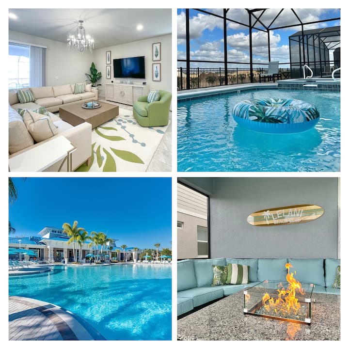 Windsor Island Disney Resort Theme 8Bed/6Bath Pool Houses for Rent in