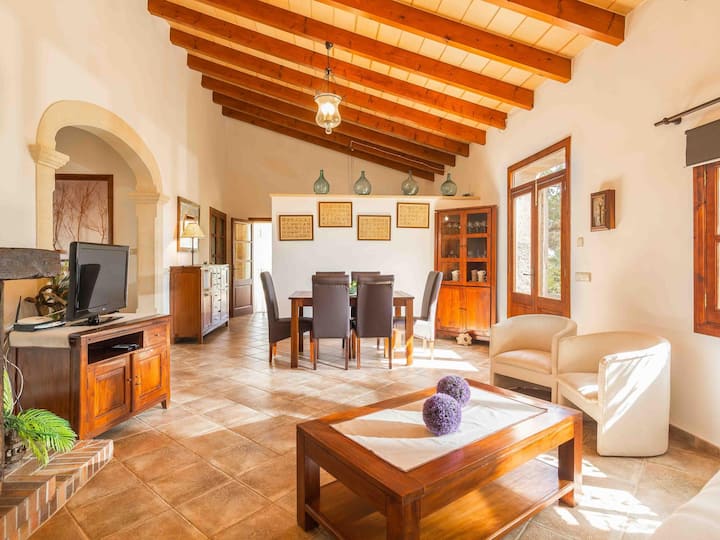 Can Suau - Beautiful Villa With Pool In Llubi. - Balearic Islands