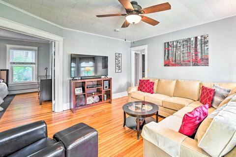 Cozy + Walkable Delmar Getaway w/ Fire Pit!
