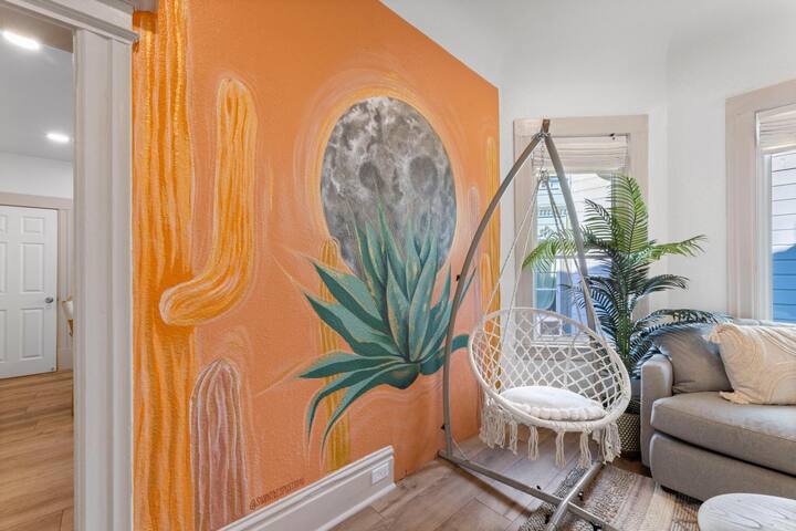 Enjoy a custom mural by one of Sacramento's own