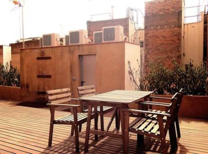 Ma22 · Ma22 - Apartment In Sants Communal Terrace - Barcelona