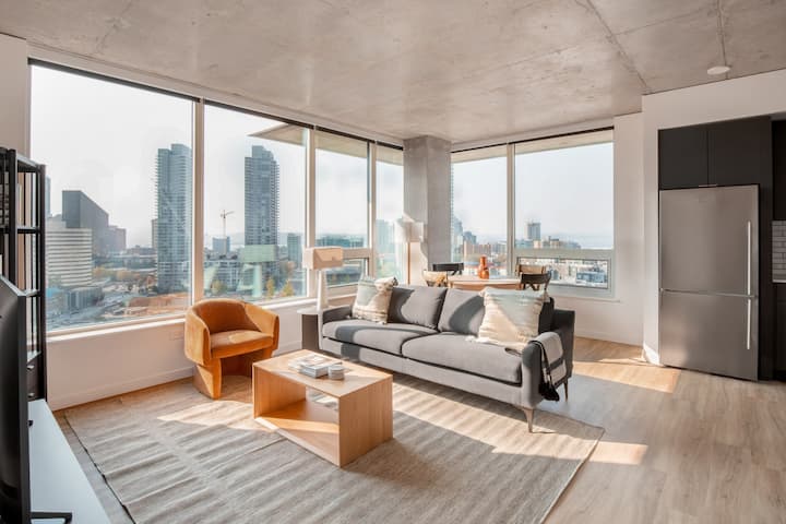 Deluxe South Lake Union 1br W/ W/d & Roof, Nr Lake Union, By Blueground - Seattle, WA
