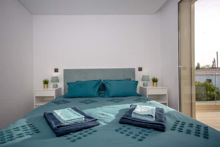 Then Bedroom #1 - Second floor 
Queen bed
Private balcony
