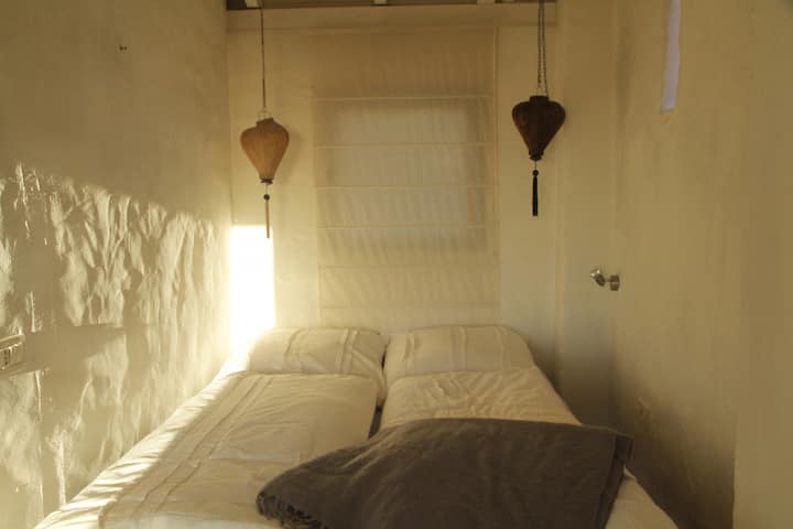 Sala de estar en la suite Panorama.