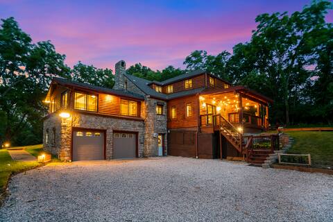 6Acre Cabin-DiscGolfCourse-Sleeps 15-Pet Friendly