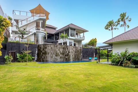 8B Villa with 2 Pools 5Min Walk to Pererenan Beach