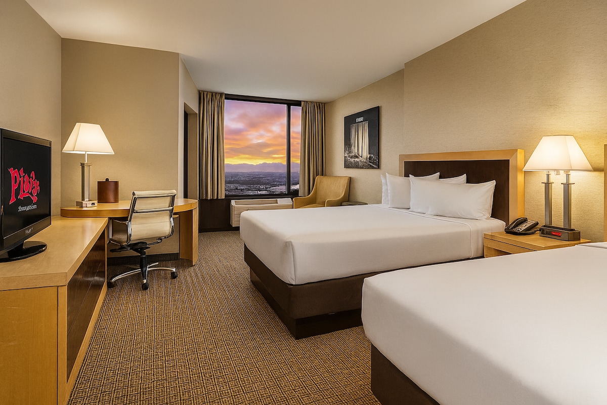 Einheit mit 2 Queensize-Betten