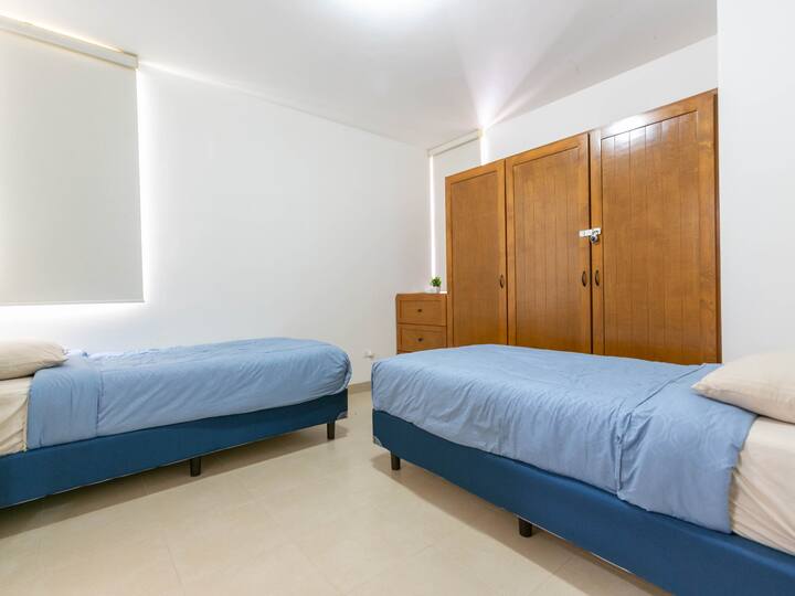 ห้องนอนที่ 3 พร้อมเตียงเดี่ยว 2 หลัง