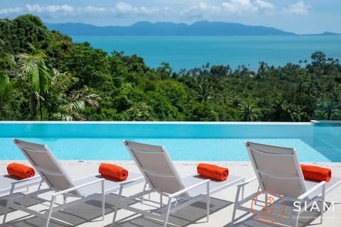 Jungle Beach Villa Luxury 4 Br SeaView