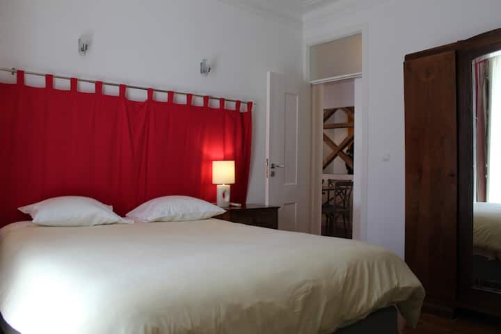 Tweede slaapkamer met queensize bed