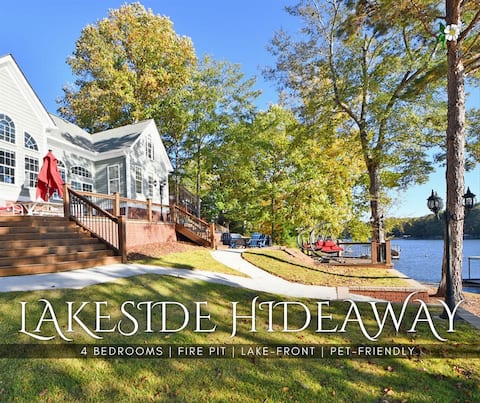*Lakeside Hideaway* Slp10|Lake Front|Outdoor Oasis