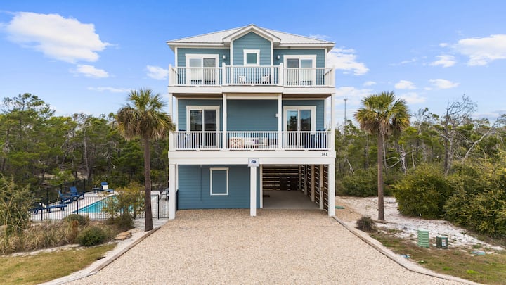 Reel Blessings - A Modern Coastal Retreat Steps Fr - Cape San Blas, FL