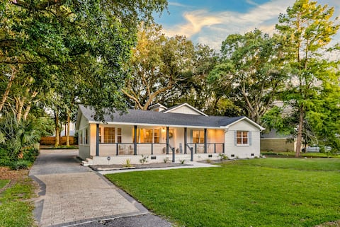 Luxury Isle of Palms Home Steps to Beach with Pool