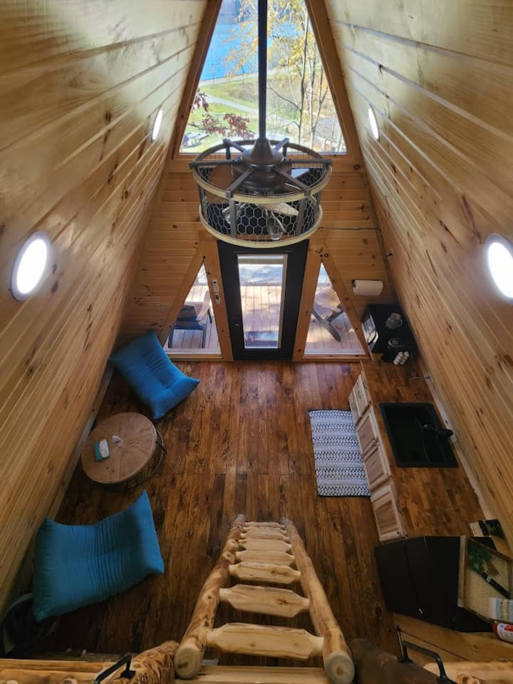 Joshua Tree: 4 Person A-frame Cabin (7 Of 16) - Stock Township
