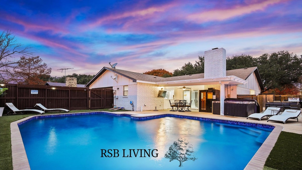 Luxurious 5BR/2B Holiday Home with Pool, Grill, Sa