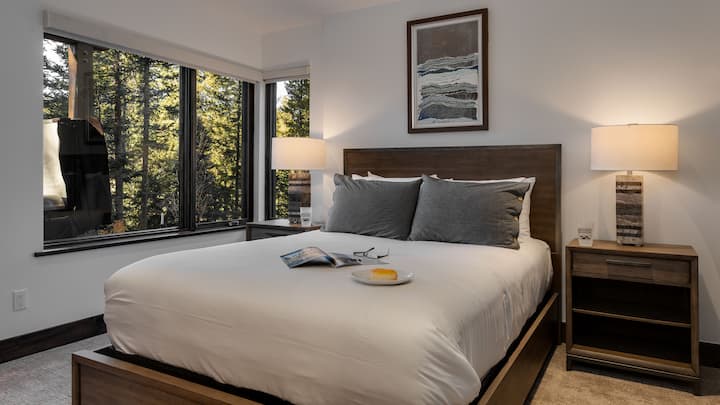 Საძინებელი 3, ქვედა დონე - Queen აპარტამენტი ქვედა დონეზე