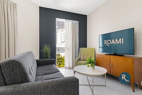 Successful Airbnb property: Roami at Habitat Brickell | Pool + Balcony | 1BR in Miami Avenue
