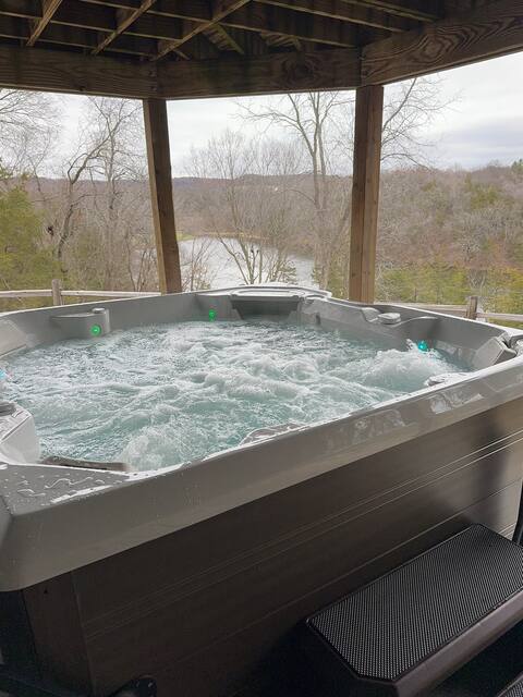 Lake views! Hot tub! Family & pet friendly!