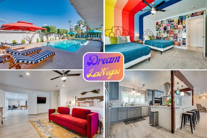 Iconic Vegas Villa – Dream LV: Heated Pool Sauna