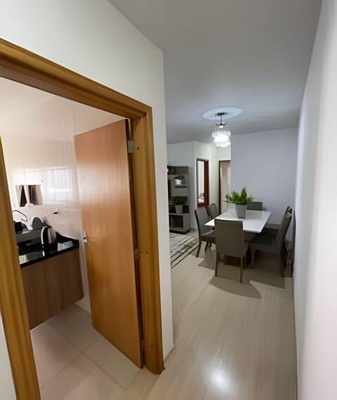 Central apartment with en-suite, bedroom and garage.
