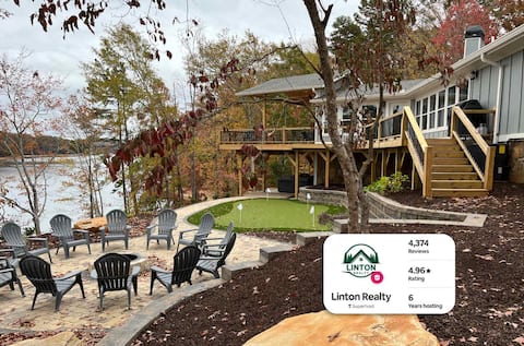 Hardystone LakeHouse Hot Tub & Double Decker Dock!