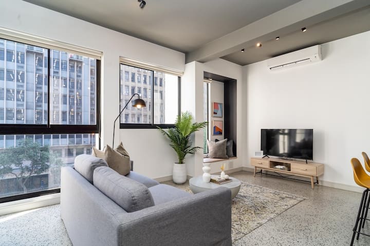Modern & Bright Studio Cbd - Rooftop Pool - Kaapstad