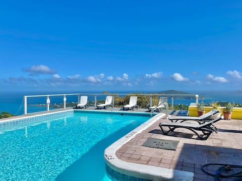Successful Airbnb property: Eclectic Vibes/Epic Views & Seriously Great Pool! in Charlotte Amalie
