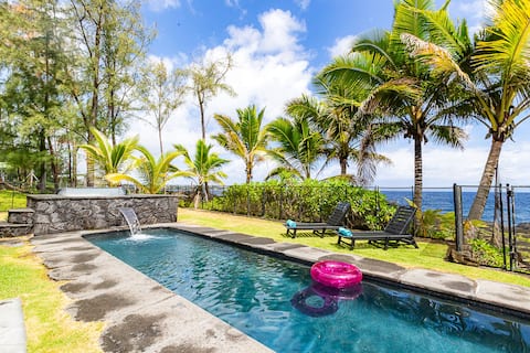 Hale Mar Oceanfront w/ Pool & Hot Tub