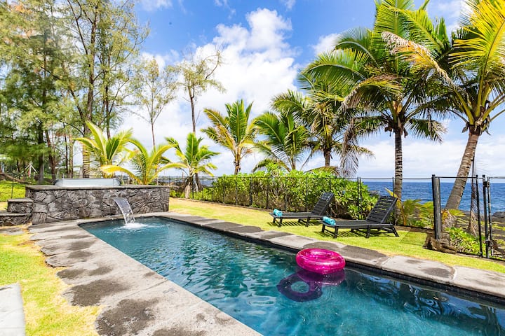 Hale Mar Oceanfront w/ Pool & Hot Tub