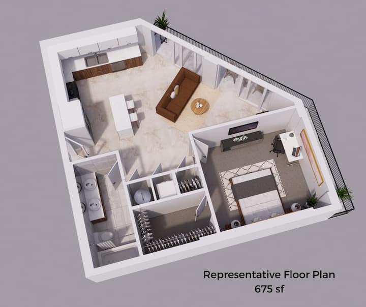 Suite 304: King Bed, Balcony, Heated Pool, Gym - Wilton Manors, FL